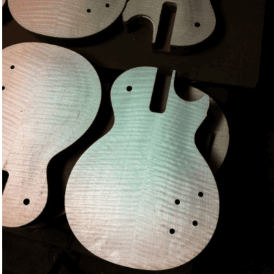 Grain Patterns of Birdseye-Maple Wood